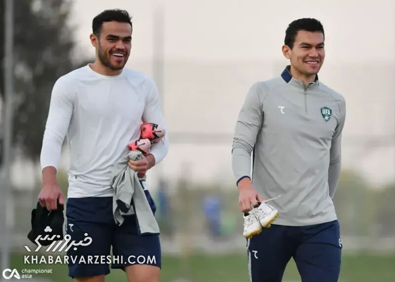 ستارههای استقلال و پرسپولیس خوشحال از تمرین با کاناوارو +عکس